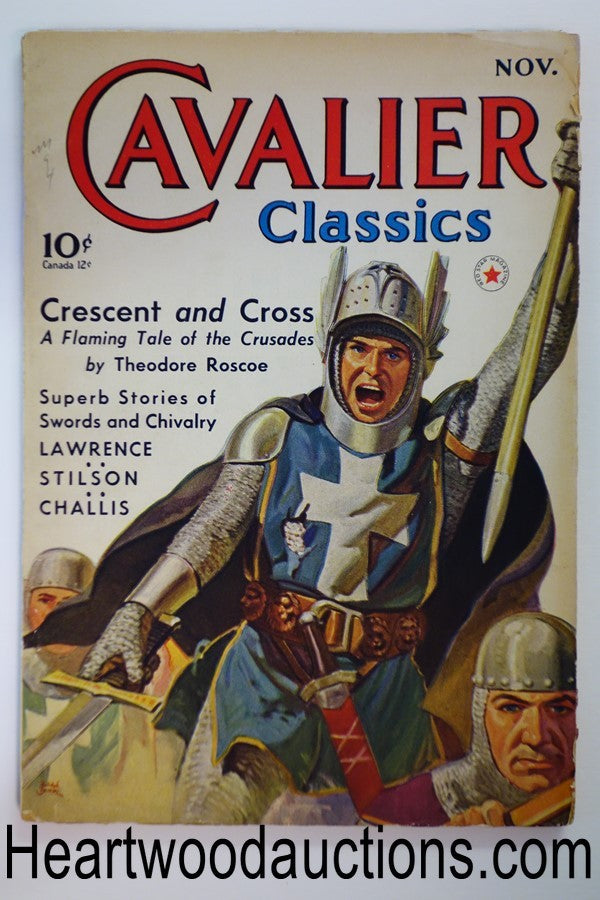 Cavalier Classics Nov 1940 Max Brand Pseudonym Rudolph Belarski   Cvr - High Gra