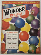 Wonder Stories Jul 1932 Frank R. Paul stylized pattern Cvr