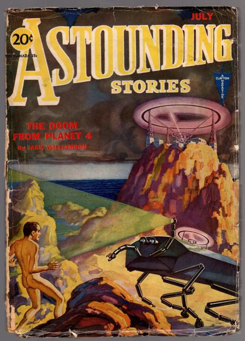 Astounding Stories July 1931 Williamson Cover Story - Pulp