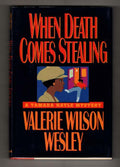 When Death Comes Stealing by Valerie Wilson Wesley (First Edition) Signed