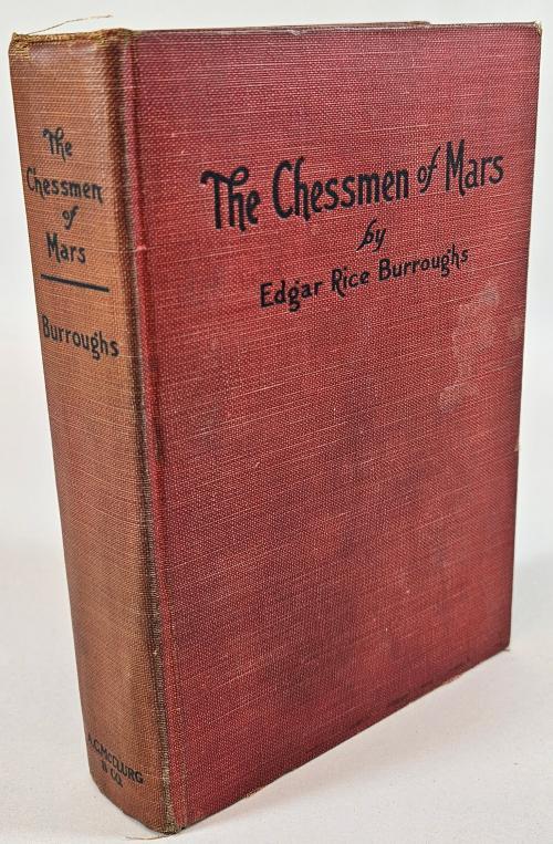 The Chessmen of Mars by Edgar Rice Burroughs (First Edition) Signed