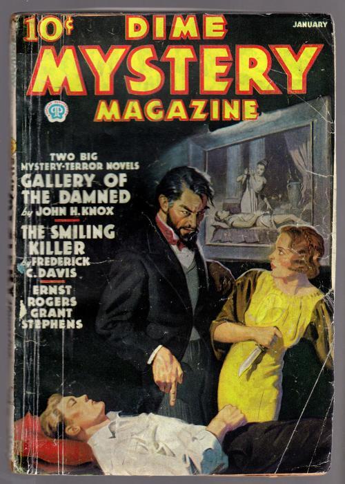 Dime Mystery Jan 1936 Frederick C Davis - Facsimile Cvr