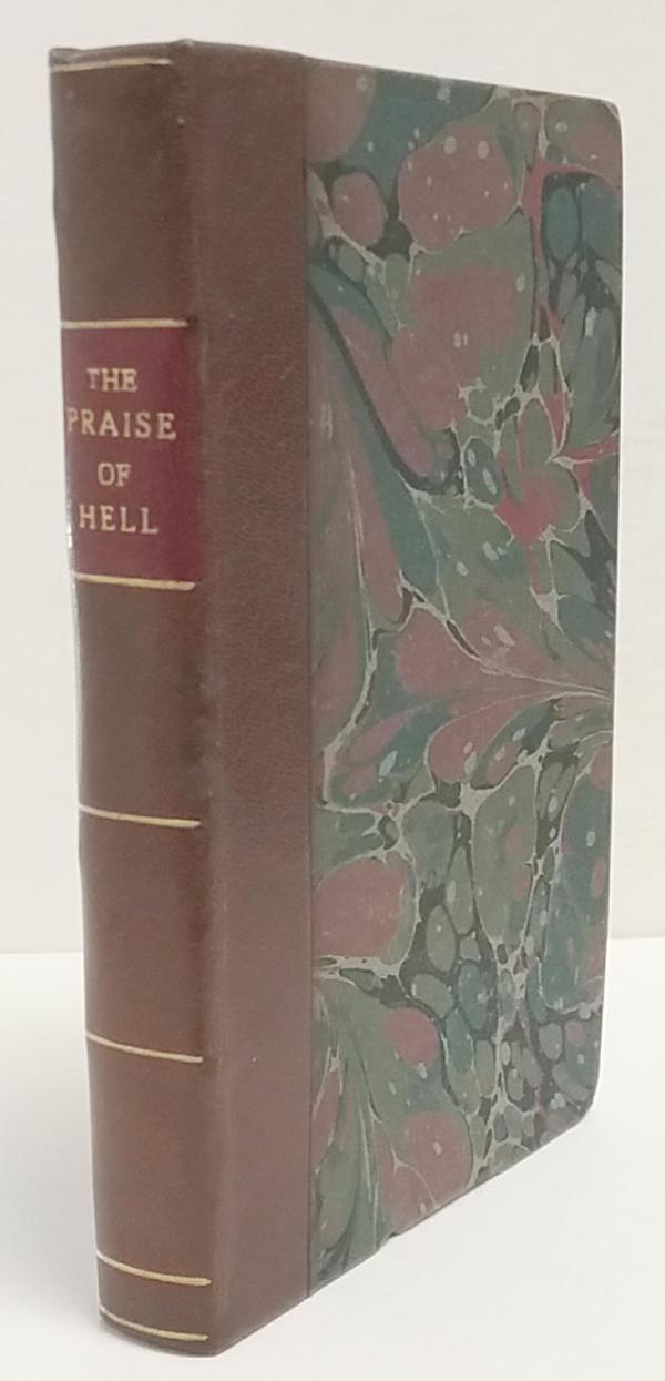 The Praise of Hell by Jean Frederic Bernard (ca 1775) Leather and Marbled Boards