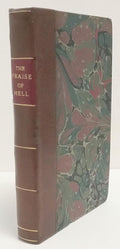 The Praise of Hell by Jean Frederic Bernard (ca 1775) Leather and Marbled Boards
