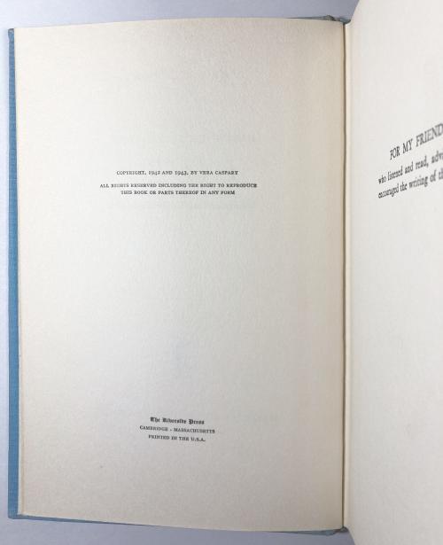 Laura by Vera Caspary (First Edition, Second Printing) Movie Tie-in