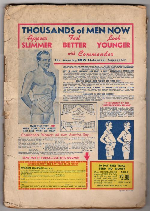 Spicy Adventure Oct 1942 Good Girl Art Cover