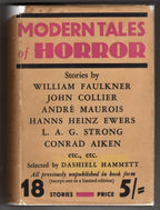 Modern Tales of Horror by Dashiell Hammett (First Edition)