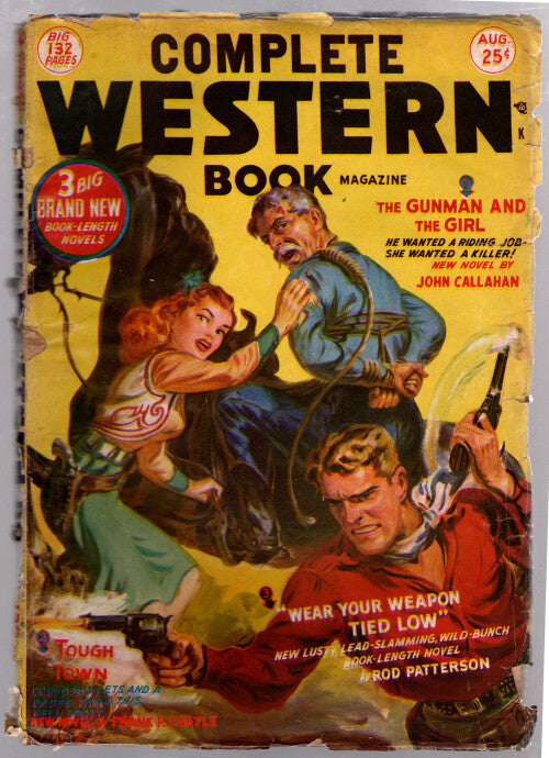 Complete Western Book Aug 1950 Anderson Cover Art