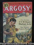 Argosy Dec 23, 1933 Raoul Whitfield, Kline  Outlaw of  Mars, Skulls Cvr - High G