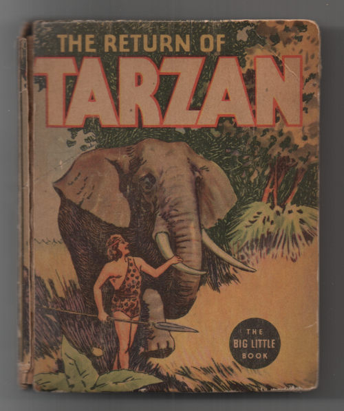The Return of Tarzan by Edgar Rice Burroughs, Big Little Book #1102
