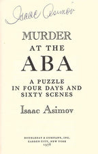 Murder at the ABA by Isaac Asimov (First Edition) Signed
