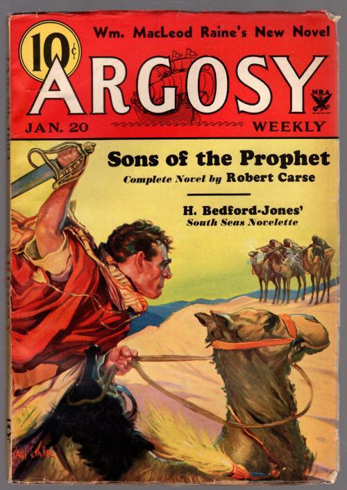 Argosy Jan 20 1934 Paul Stahr Cvr; Robert Carse; H.B. Jones; Max Brand
