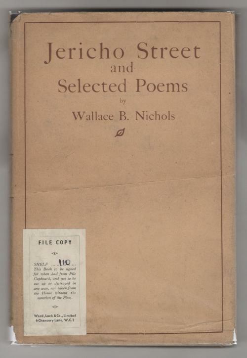 Jericho Street and Selected Poems by Wallace B. Nichols (First Edition) File ...