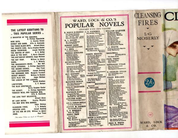 Cleansing Fires by L.G. Moberly (Abbey Cover Art) Ward File Copy