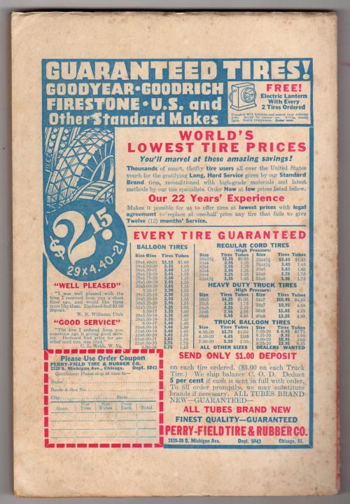 Weird Tales Aug 1939 Robert E. Howard "Almuric" pt 3 - Pulp