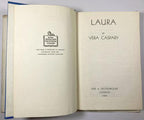 Laura by Vera Caspary (First UK Edition) A Haycraft-Queen Cornerstone.