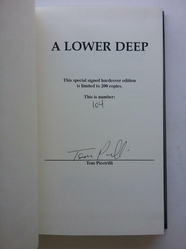 A Lower Deep by Tom Piccirilli (First Hardcover) Signed Ltd #104