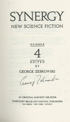 Synergy: Number 4 by George Zebrowski (First Edition) Signed