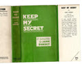 Keep My Secret by Jane Dorset (First Edition) File Copy