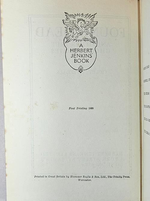Found Dead by Violet Tweedale (First Edition) Rare