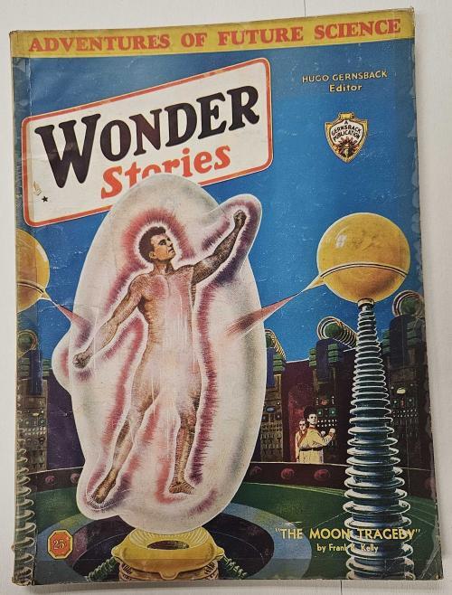 Wonder Stories October 1933 Frank R. Paul Cvr; Frank K. Kelly