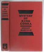 Mystery of King Cobra by Dwight Marfield (First Edition) Fax DJ