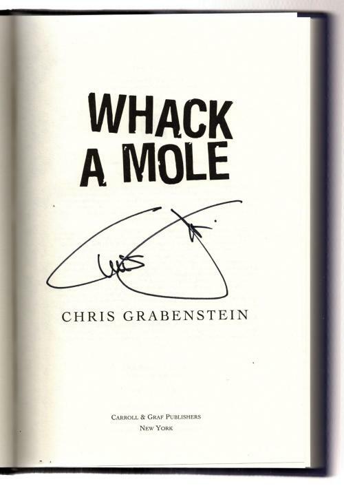 Whack a Mole by Chris Grabenstein (Anthony Award Winning Author) Signed
