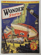 Wonder Stories Jan 1933 Frank R. Paul Cvr; Nathan Schachner;