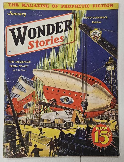 Wonder Stories Jan 1933 Frank R. Paul Cvr; Nathan Schachner;