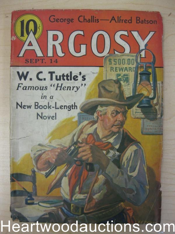 Argosy September 14, 1935 Max Brand, George F. Worts, W.C. Tuttle