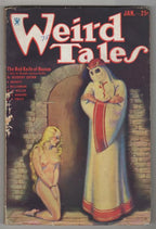 Weird Tales Jan 1934 Brundage bondage Cvr; RE Howard - Conan; Quinn; CA Smith