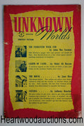 Unknown Worlds (British) Winter 1948 Anthony Boucher, Lester Del Rey