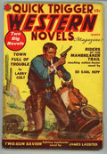 Quick Trigger Western Mar 1939 JW Scott Cover Art Pulp
