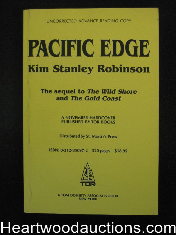 Pacific Edge by Kim Stanley Robinson Uncorrected Proof(SOFTCOVER)
