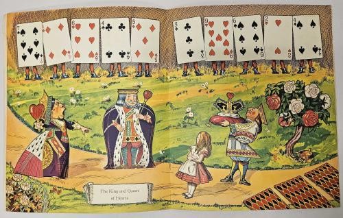 Stand-ups. Adventures of Alice in Wonderland. No.964 by Lewis Carroll