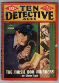 Ten Detective Aces Oct 1946 Irene Endris GG Wild Cvr