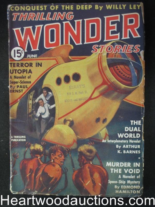 Thrilling Wonder Jun 1938 Edmond Hamilton