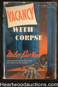 Vacancy with Corpse by Miles Burton (First US ed)