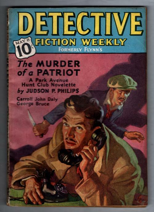 Detective Fiction Weekly May 8 1937 Pulp VE Pyles Cvr; Carroll John Daly; JP....
