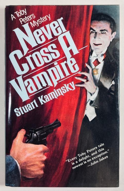 Never Cross a Vampire by Stuart Kaminsky (First Edition)
