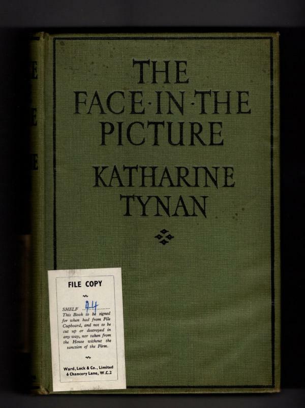 The Face in the Picture by Katharine Tynan (1st Edition) Abbey Cvr, Ward File...