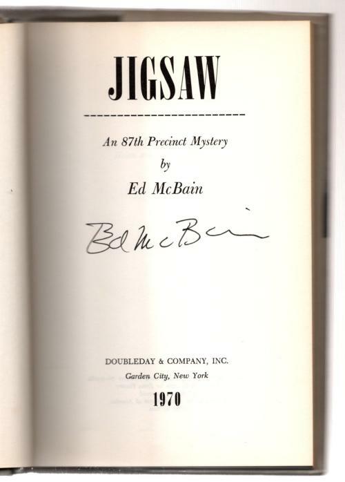 Jigsaw by Ed McBain (First Edition) Signed