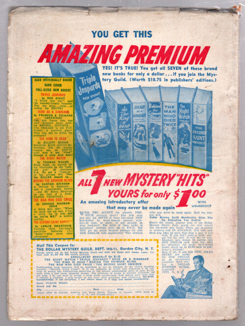 Thrilling Western Nov 1952 Male Bndg Cvr, Walker A. Thompkins, Bill Burchardt