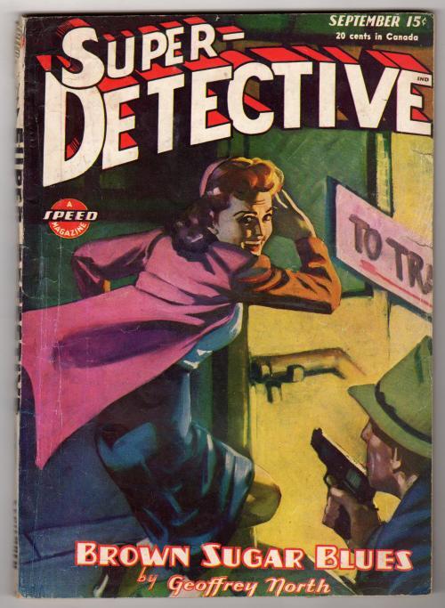 Super Detective Sep 1945 H.J. Ward Cover - Pulp