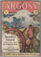 Argosy July 6 1929 Paul Stahr Cvr; Ray Cummings; George F. Worts