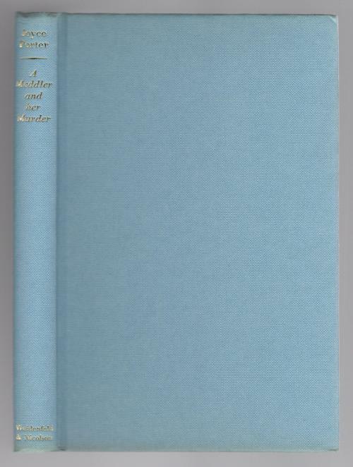 A Meddler and Her Murder by Joyce Porter (First Edition) Otto Penzler's copy