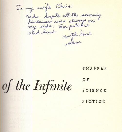 Explorers of the Infinite by Sam Moskowitz (First Edition) Signed