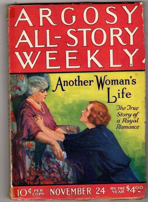 Argosy Nov 24 1923 Pulp Stockton Mulford Cvr; Max Brand