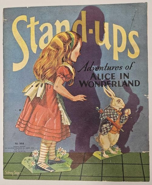 Stand-ups. Adventures of Alice in Wonderland. No.964 by Lewis Carroll