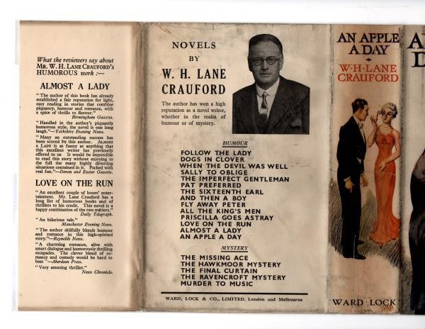 An Apple a Day by W. H. Lane Crauford (First Edition) Rare DJ Publisher's copy